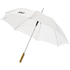 23" Lisa-sateenvarjo puukahvalla, automaattisesti avautuva, valkoinen lisäkuva 1